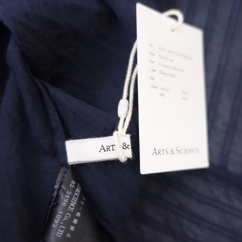 ������&�������� ARTS&SCIENCE Flat blouse ���ȥ饤�׿�V�ͥå��ץ륪���С�  1 (j25-2604-113)��30E62��