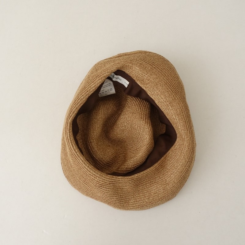 �ޥ��奢���� mature ha. BOXED HAT 9cm brim �ܥå����ϥå�   (ha23-2604-60)��41E62��