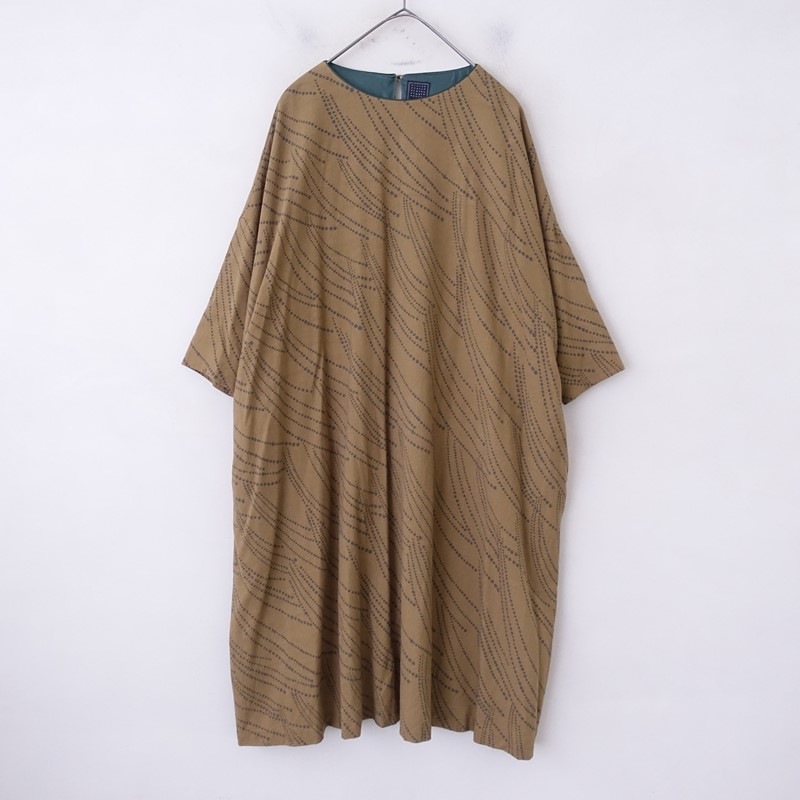 美品/定価7.9万】ミナペルホネン mina perhonen dot wind プリント