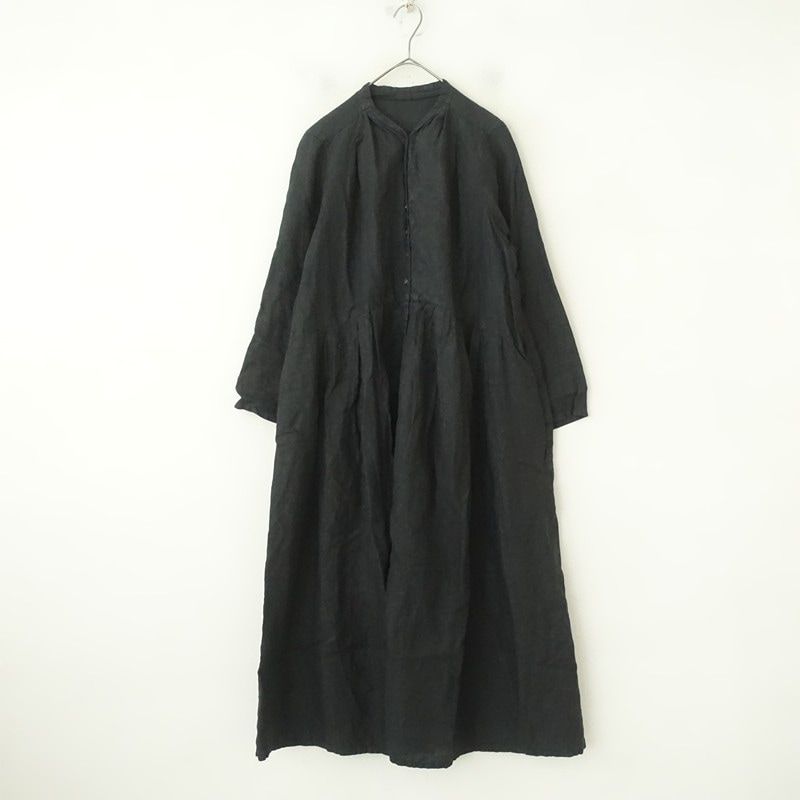 ネストローブ nest Robe リネンボックスタック切替ワンピース F (25
