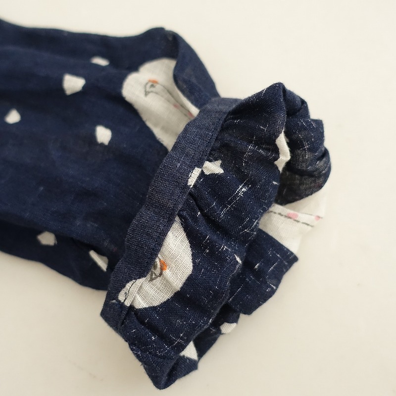 定価6.9万】ミナペルホネン mina perhonen cross bird リネンプリント 
