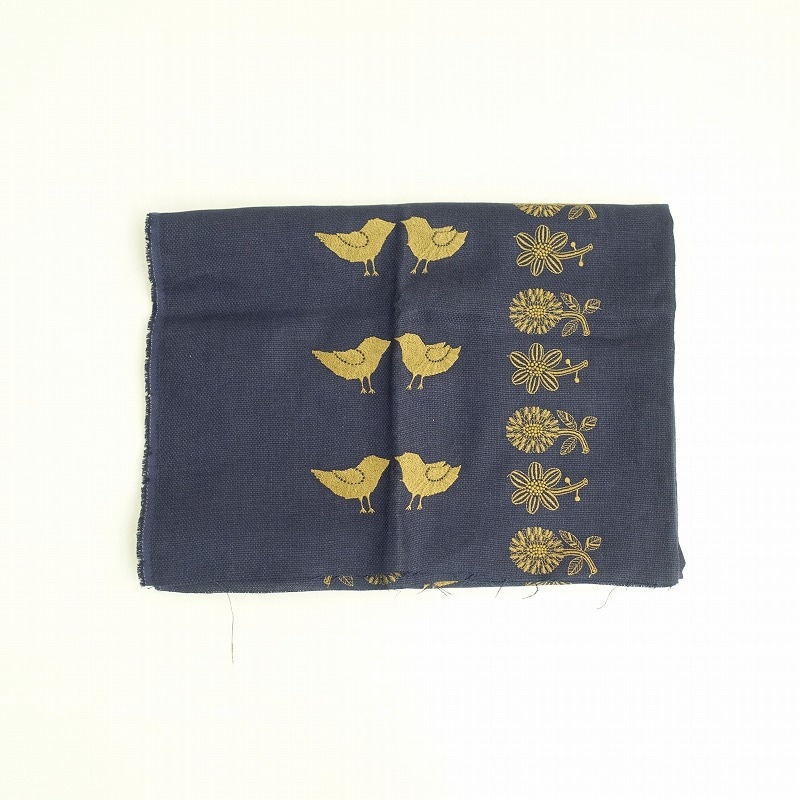 定価1.8万】ミナペルホネン mina perhonen tori to hana 刺繍生地 145