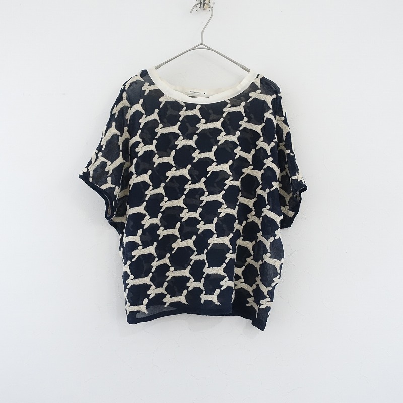 み*や様 新品＊ミナペルホネン run run run ブラウス＊38＊キャズエ ミナペルホネンrun run run ブラウス