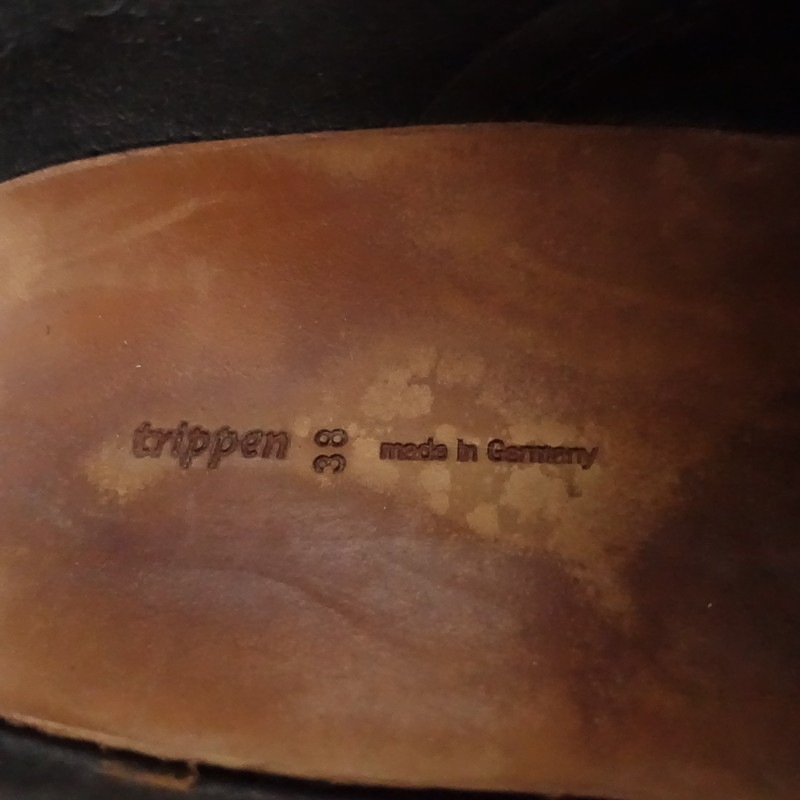 �ȥ�åڥ� trippen Polo �쥶������åݥ� 38/24  38 (sh10-2604-165)��32E62��