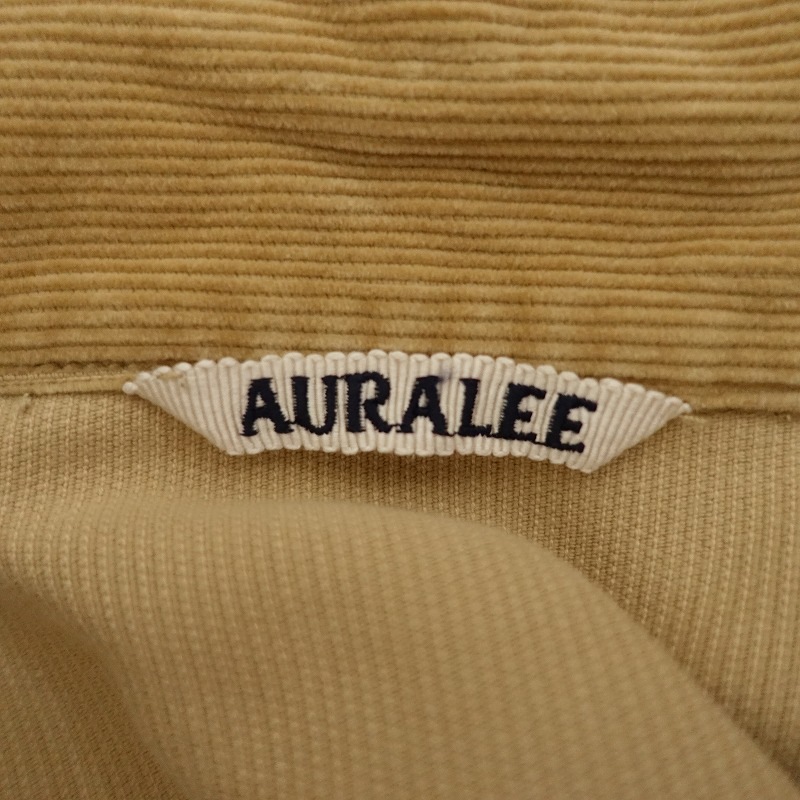 �ڥ�˥��å���/���3.4���ۥ�����꡼ AURALEE Washed Corduroy Shirts Jacket �����ǥ�������㥱�å�  0 (jk25-2509-184)��40J52��