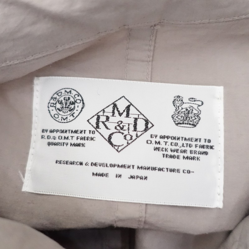 /2024SS/6.6ۥɥޥ󥺥ơ顼 R&D.M.Co- ȥץ󥫥顼  - (jk25-2510-5)82J52