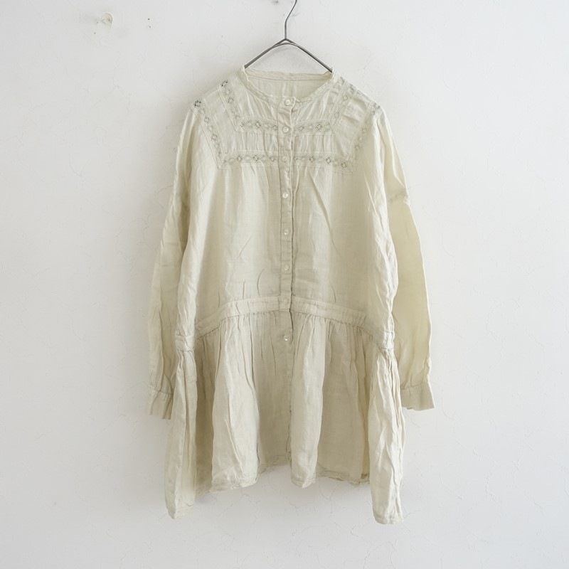 ネストローブ nest Robe リネンレースヘムチュニック - (25-2606-512 