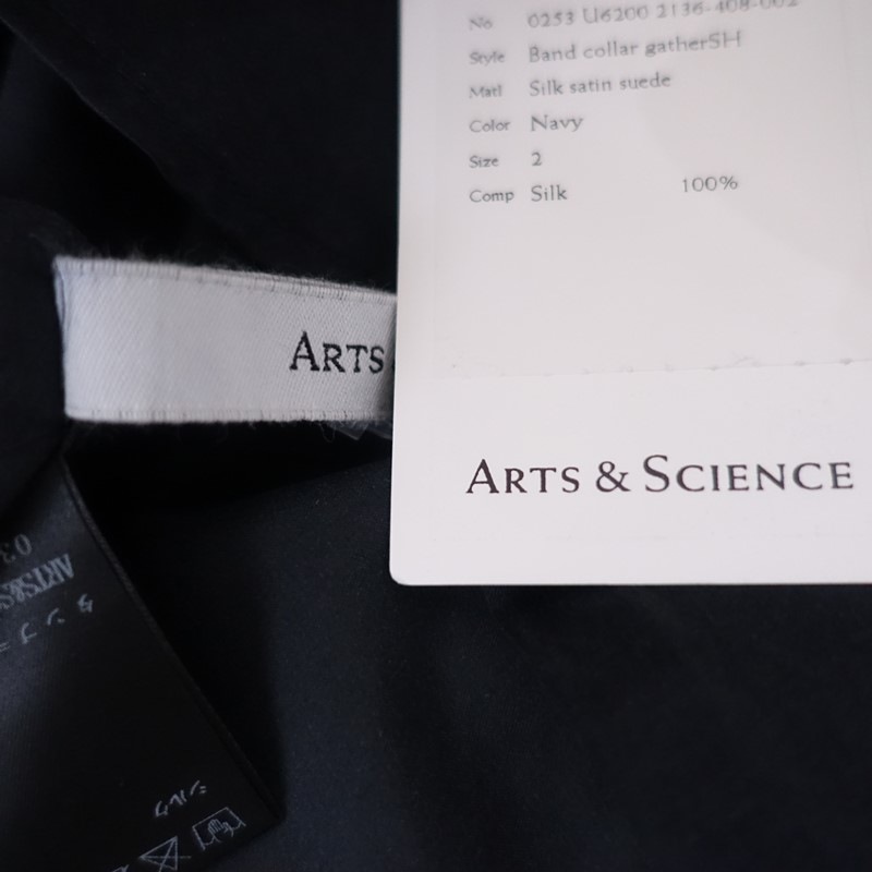��2025�ۥ�����&�������� ARTS&SCIENCE Band collar gather SH ���륯���㥶���֥饦��  2 (j25-2604-108)��30E62��