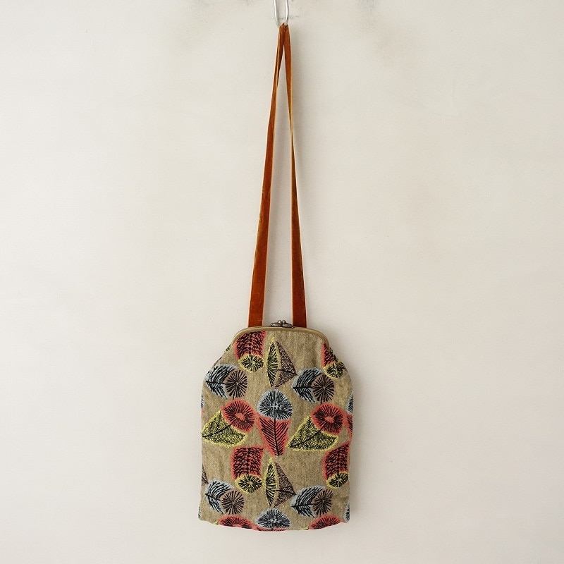 ミナペルホネン mina perhonen envelope hana no mi がま口ショルダー