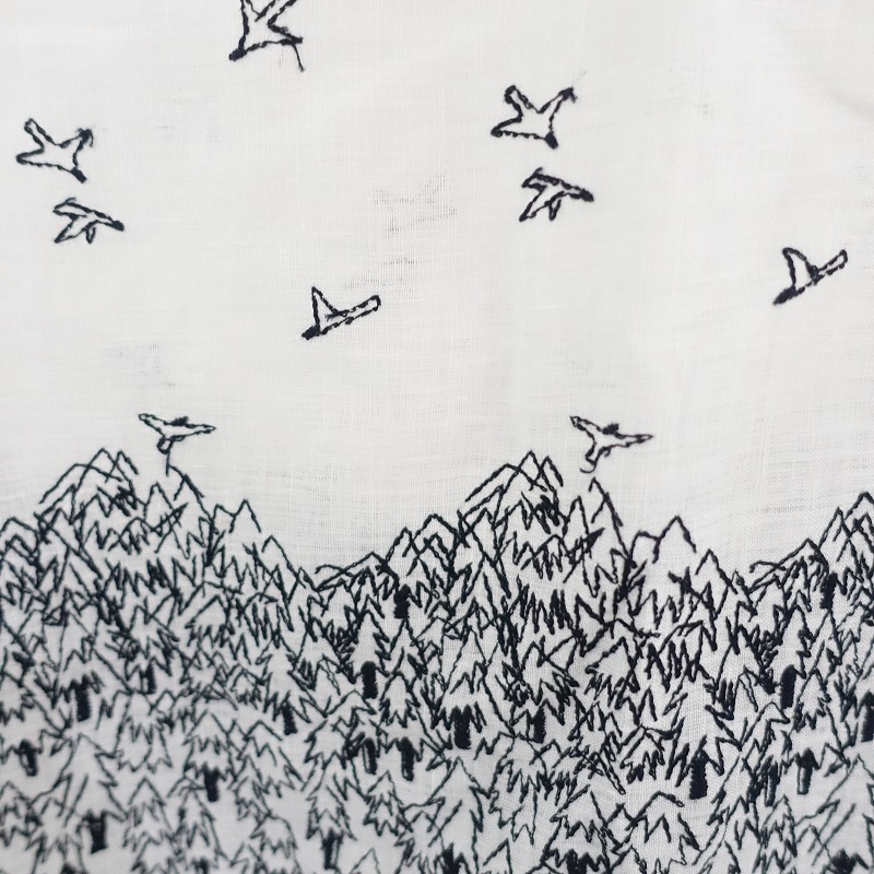 ��2024SS/���8.2���ۥߥʥڥ�ۥͥ� mina perhonen forest to bird �ɤ��夦���ԡ���  F (j25-2506-379)��61G52��