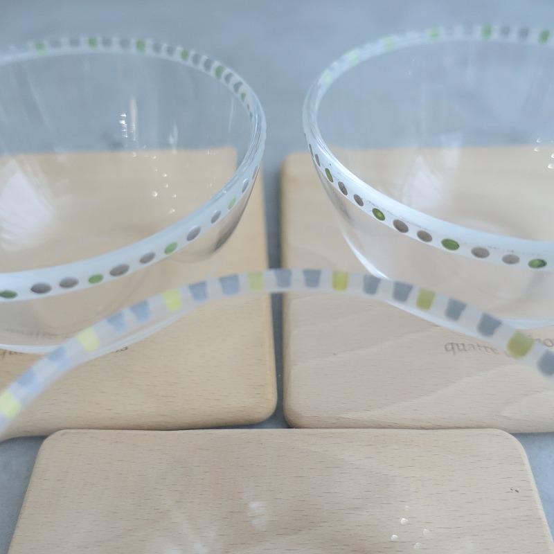 ����ȥ륻���� quatre saisons ���饹�ܥ��� ����դ� 3�����å�   (wa23-2507-63)��40I52��