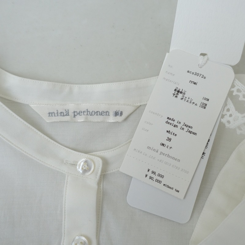 ������/2024SS/���9.9���ۥߥʥڥ�ۥͥ� mina perhonen rytmi �ɤ��夦�ƥ������ɥ��ԡ���  38 (j25-2506-216)��70G52��