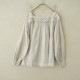������/���5.7���ۥȥ����塼 TOUJOURS Natural Garment Dyed Lace Smock Shirt ŷ������֥饦��  2 (j25-2605-772)��03F62��