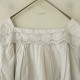 ������/���5.7���ۥȥ����塼 TOUJOURS Natural Garment Dyed Lace Smock Shirt ŷ������֥饦��  2 (j25-2605-772)��03F62��