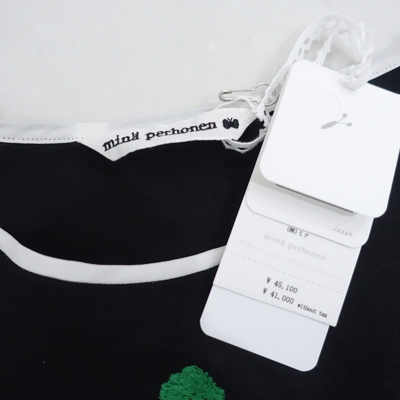 ��2025SS/̤����/���4.5���ۥߥʥڥ�ۥͥ� mina perhonen lueur �ɤ��夦�����ͥ�֥饦��  38 (1-2507-516)��42H52��