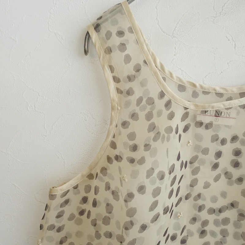 �����2.4���ۥ֥Υ� BUNON Embroidery Over Sleeveless �ɤ��夦�Ρ�����ץ륪���С�  F (25-2506-20)��10G52��