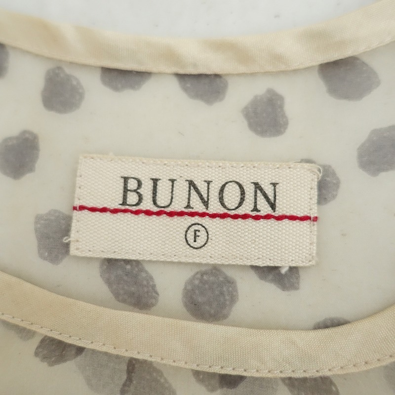 �����2.4���ۥ֥Υ� BUNON Embroidery Over Sleeveless �ɤ��夦�Ρ�����ץ륪���С�  F (25-2506-20)��10G52��