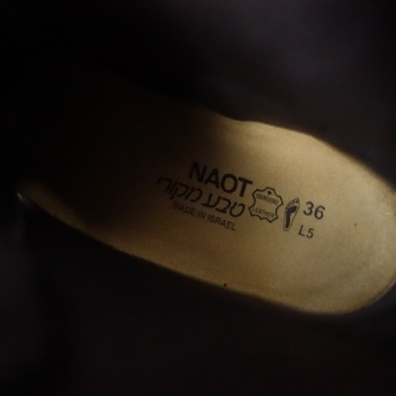 �����3.8���ۥʥ��� NAOT CLAUDIA �졼�����åץ֡��� 36/L5/23  36/L5 (sh10-2608-115)��32I62��