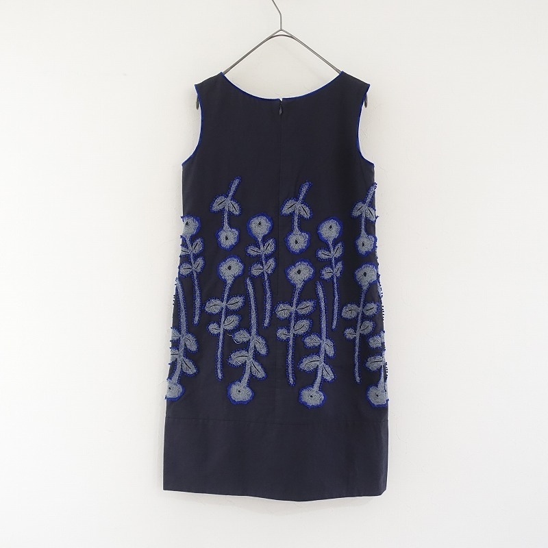 ミナペルホネン frost garden ノースリーブ　ワンピース　38 ミナペルホネン frost garden ノースリーブ ワンピース 38 ミナ