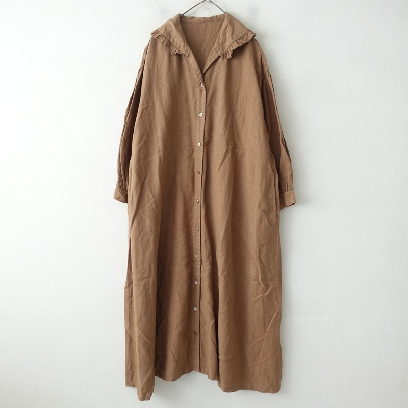 2024/定価3.6万】ネストローブ nest Robe リネンプチフリルセーラー