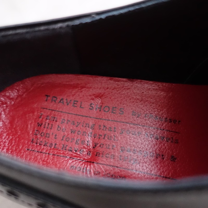 ������/���2.4���ۥȥ�٥륷�塼���Х����祻 TRAVEL SHOES BY CHAUSSER �����󥰥��åץ쥶�����塼�� 34/22  34 (ksh10-2604-154)��32E62��