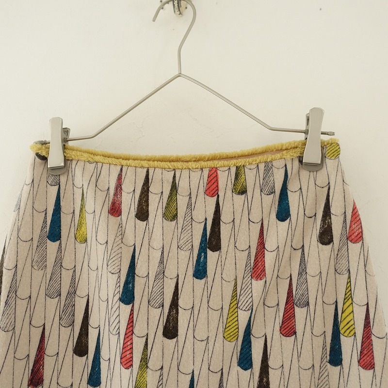 ミナペルホネン mina perhonen sunny rain ウールスカート 36 (sk1  