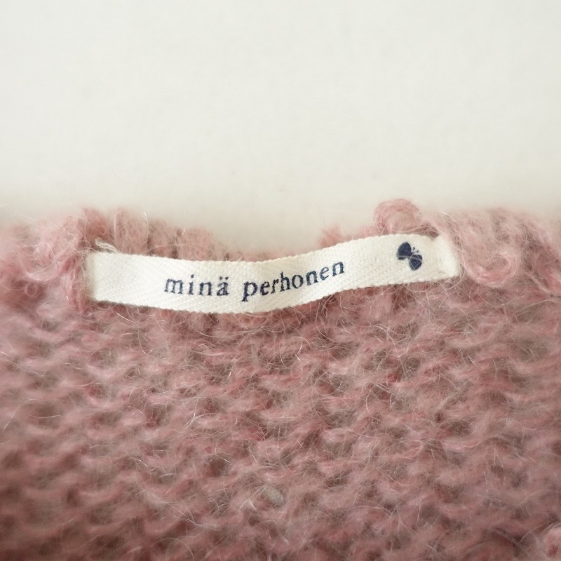 ミナペルホネン mina perhonen cat nap モヘヤニットワンピース 36 (27 