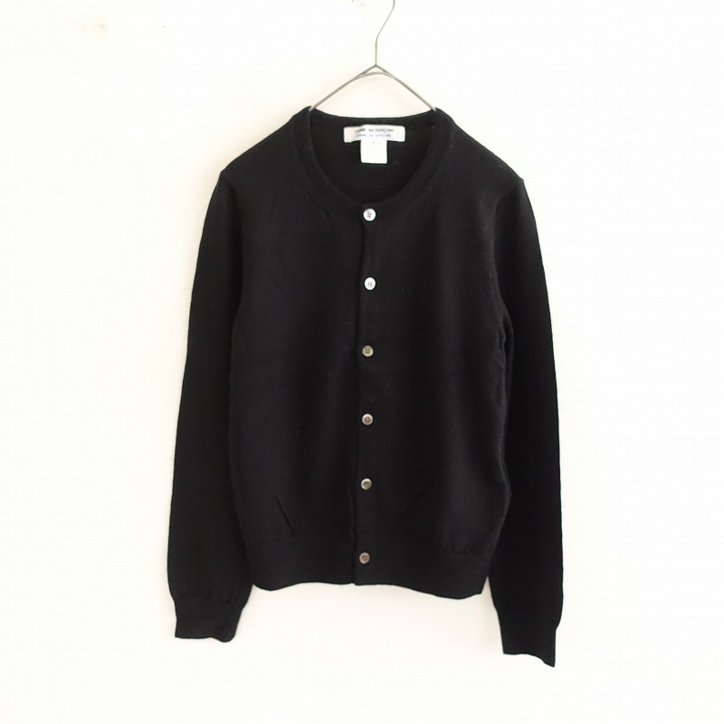 コムコム コムデギャルソン ニット カーディガン ウール コムデギャルソン COMME des GARCONS ウールニットクルーネック