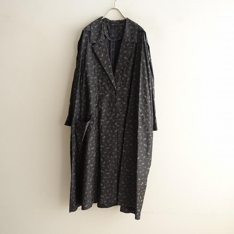 美品】ミナペルホネン mina perhonen confetti コットンシルクコート