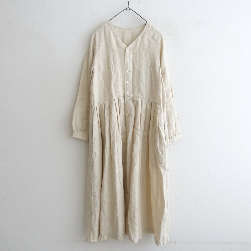ネストローブ nest Robe リネンVネックワンピース - (1-2510-96