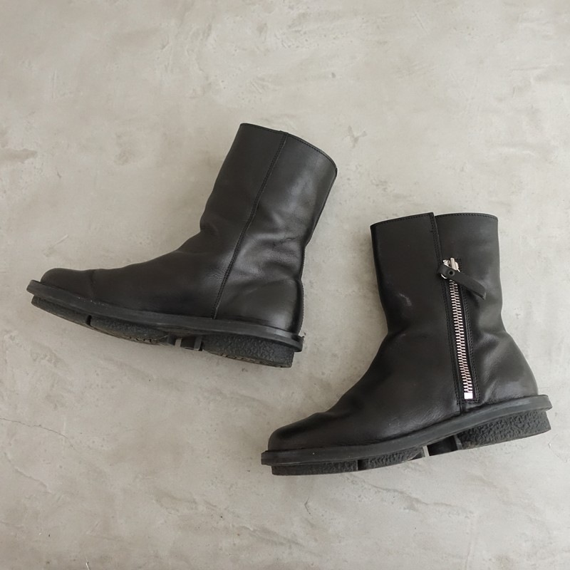 �����9.5���ۥȥ�åڥ� trippen Deer f black �쥶���֡��� 37/24  37 (sh10-2608-122)��03I62��