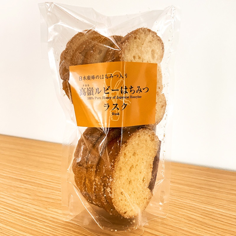 ルビーショップ]高嶺ルビーはちみつラスク(80g) | ルビーショップ