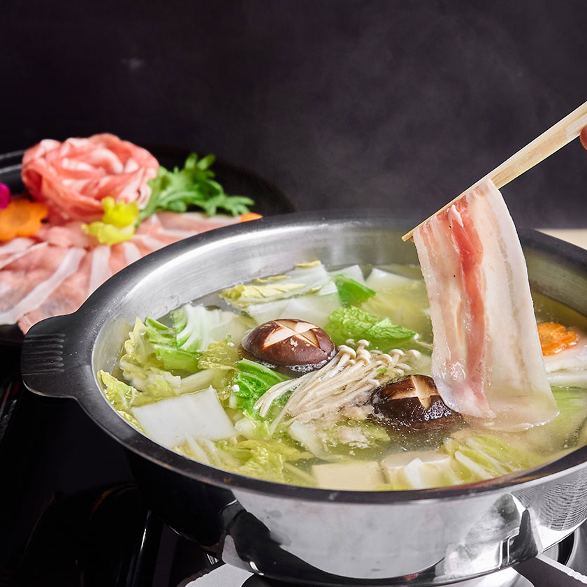 えびすもち豚　肩ロースしゃぶしゃぶ用(シート巻)　冷凍　500g入り