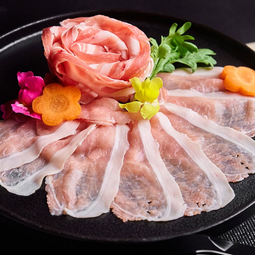 えびすもち豚　ロースしゃぶしゃぶ用(シート巻)　冷凍　500g入り