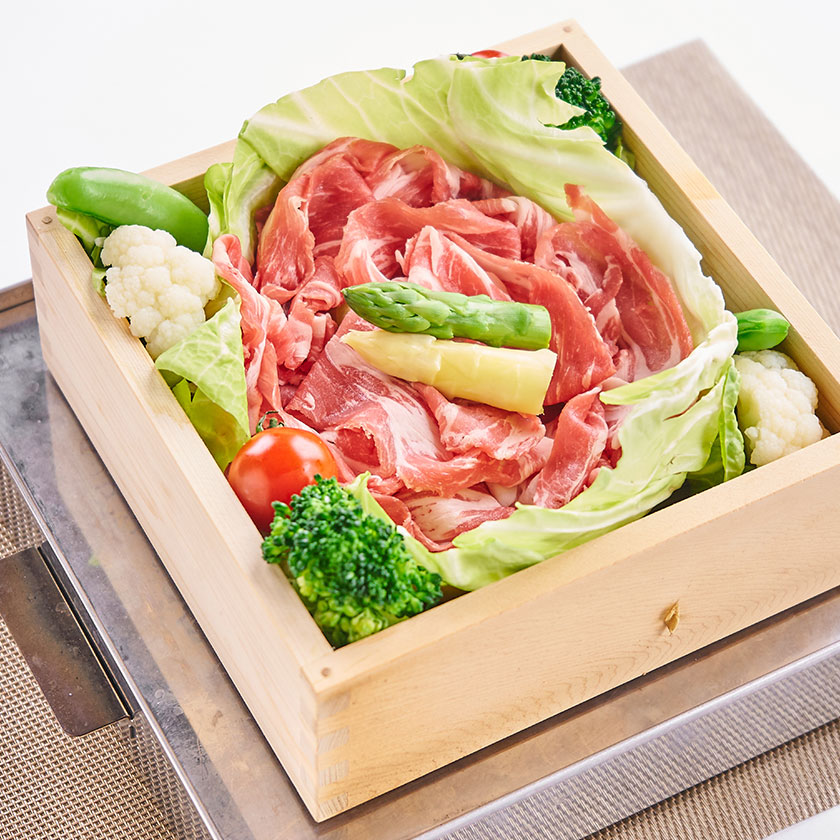 えびすもち豚　ロースしゃぶしゃぶ用(シート巻)　冷凍　500g入り