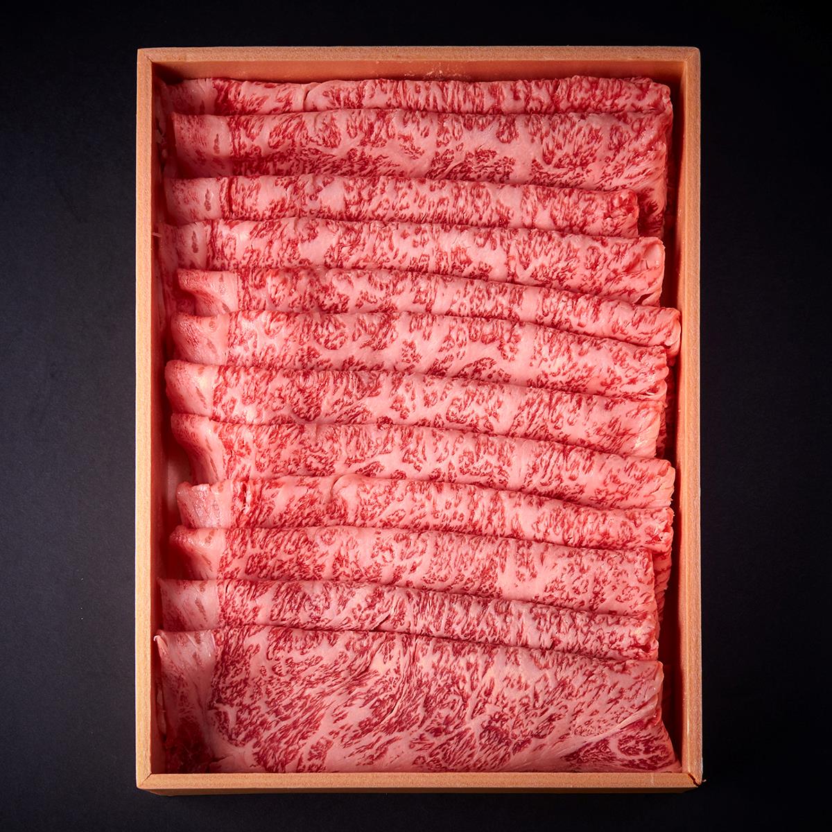贈答用　黒毛和牛　釀正肉　深喜21プレミアム ロースすき焼き用 400g