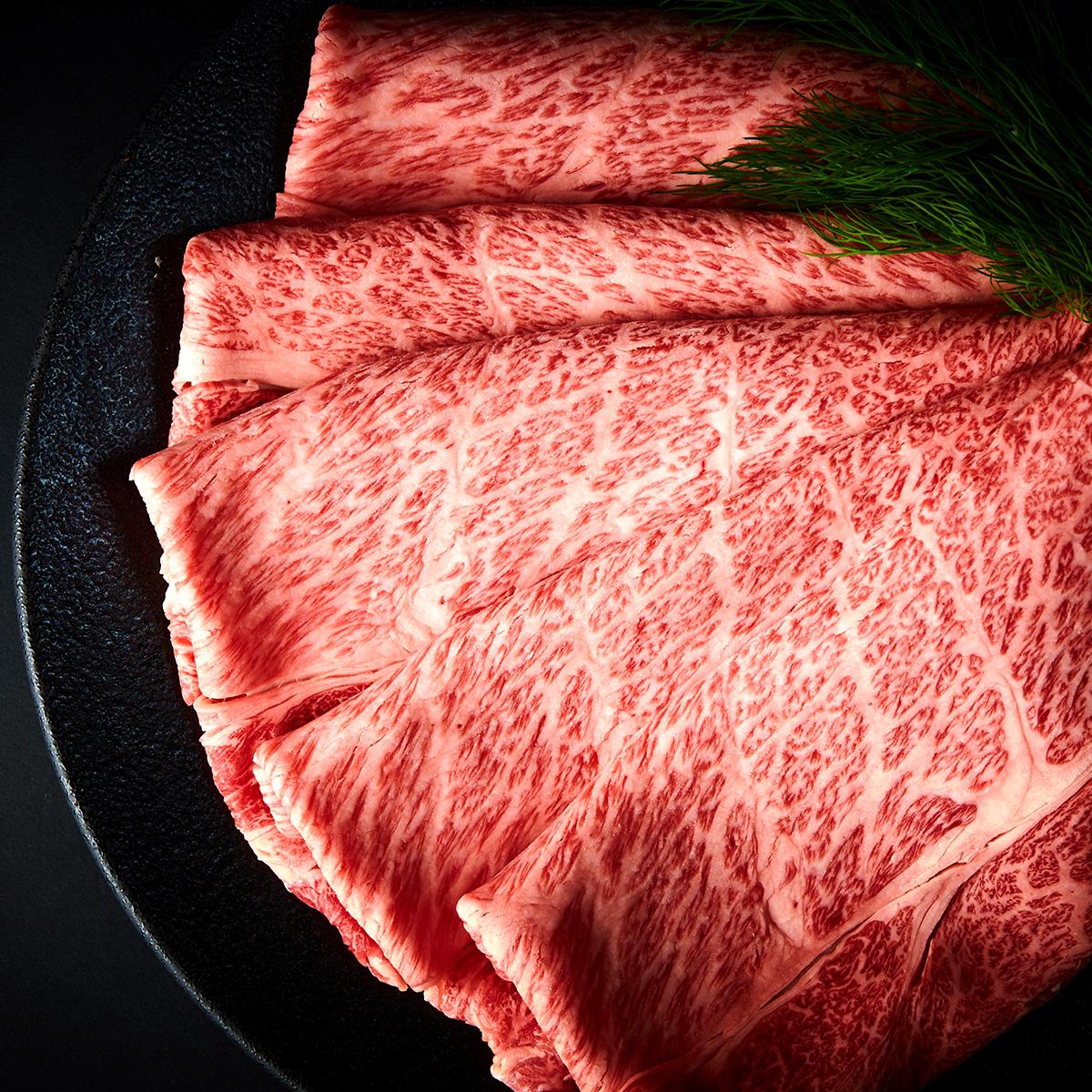贈答用　黒毛和牛　釀正肉　深喜21プレミアム 肩ロースすき焼き用 400g