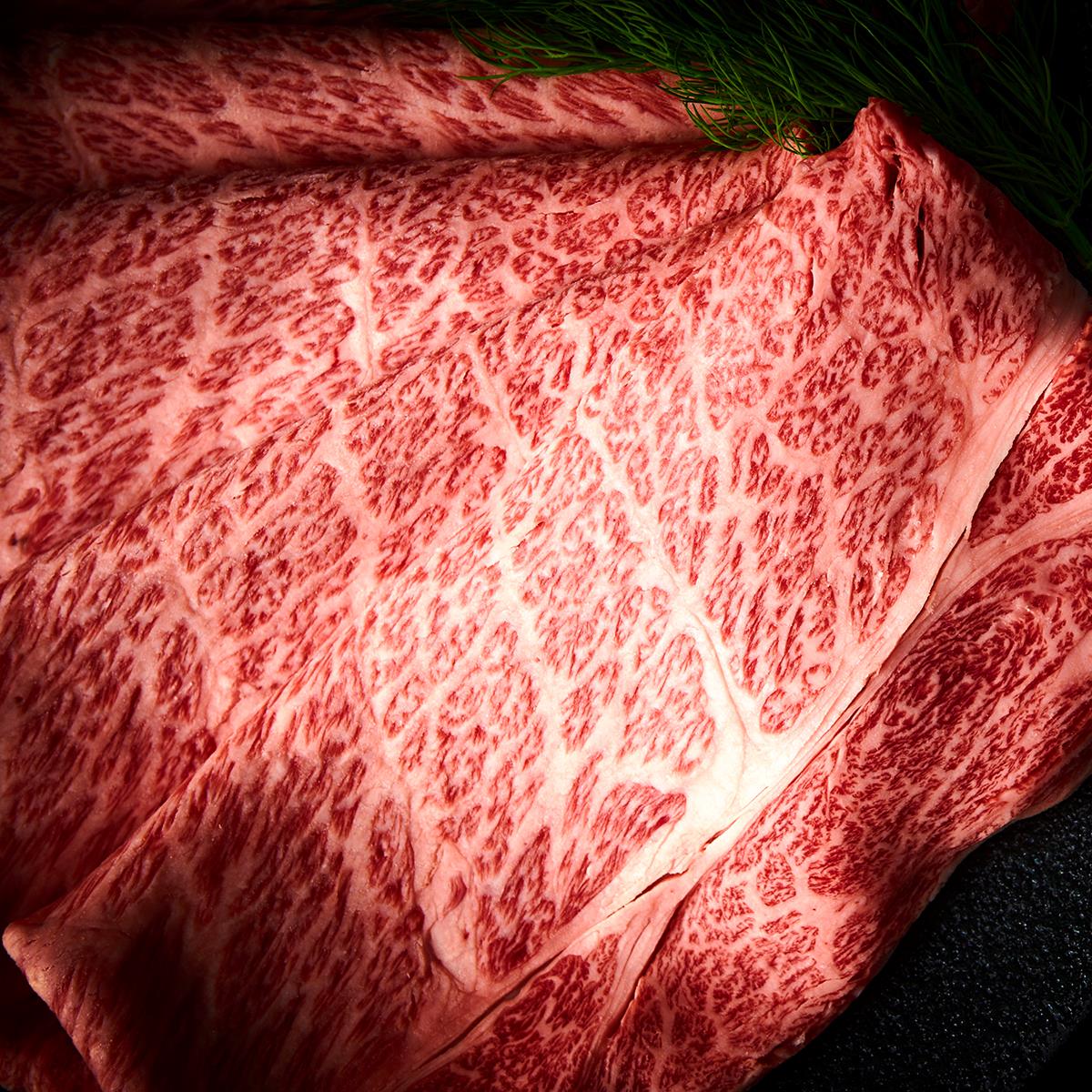 贈答用　黒毛和牛　釀正肉　深喜21プレミアム 肩ロースすき焼き用 400g