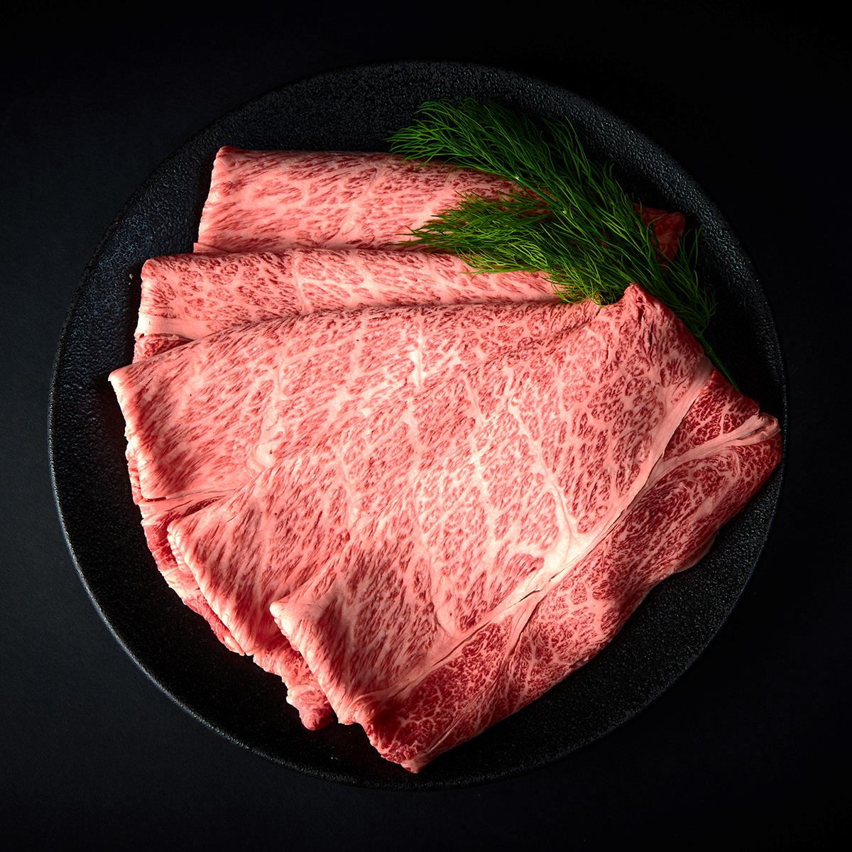 黒毛和牛　釀正肉　深喜21プレミアム 肩ロースすき焼き用 400g