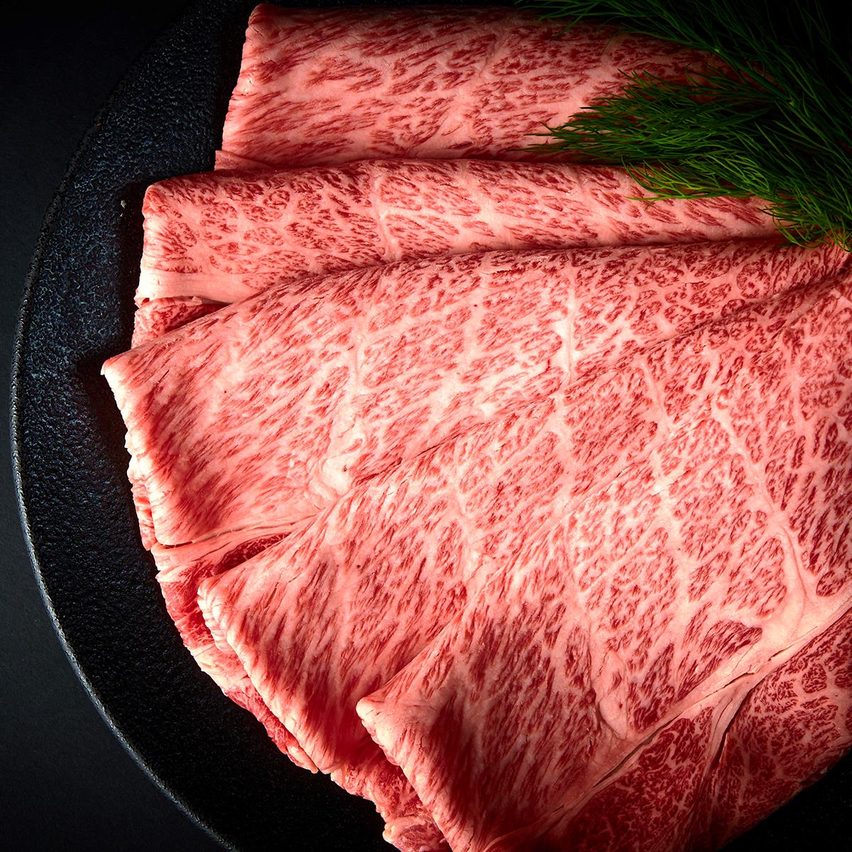 黒毛和牛　釀正肉　深喜21プレミアム 肩ロースすき焼き用 400g