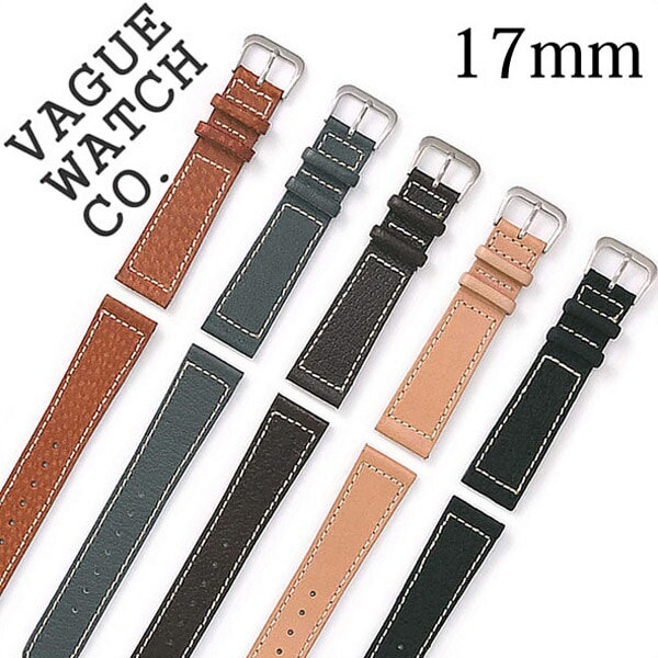VAGUE WATCH CO. クラシックレザーベルト時計 VAGUE WATCH Co. ヴァーグウォッチ レザーベルト 17mm レザー | 対応