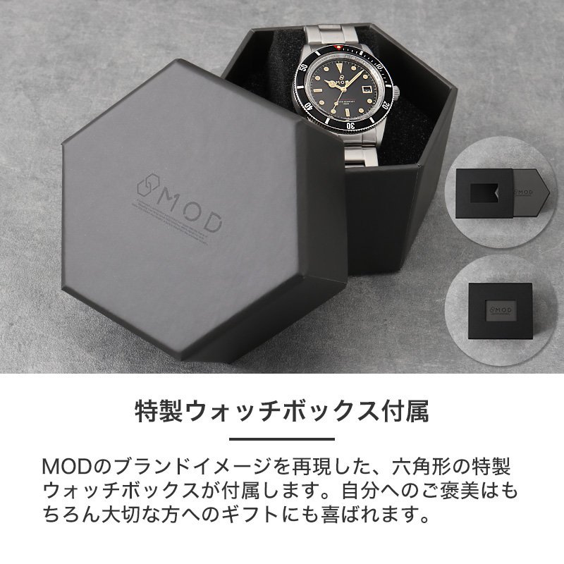 MOD LEGACY レガシー FKMラバーハイドロ ソーラー 腕時計 メンズウォッチ ヴィンテージダイバーズデザイン ステンレス FKMラバー 38mm