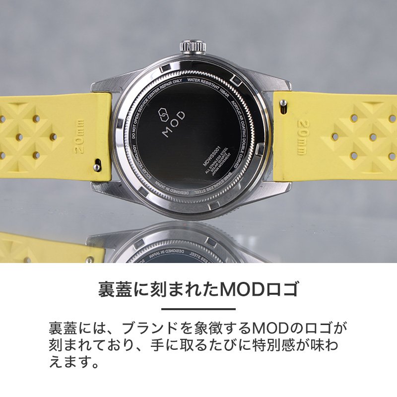 MOD LEGACY レガシー FKMラバーボイジャー ソーラー 腕時計 メンズウォッチ ヴィンテージダイバーズデザイン ステンレス FKMラバー 38mm