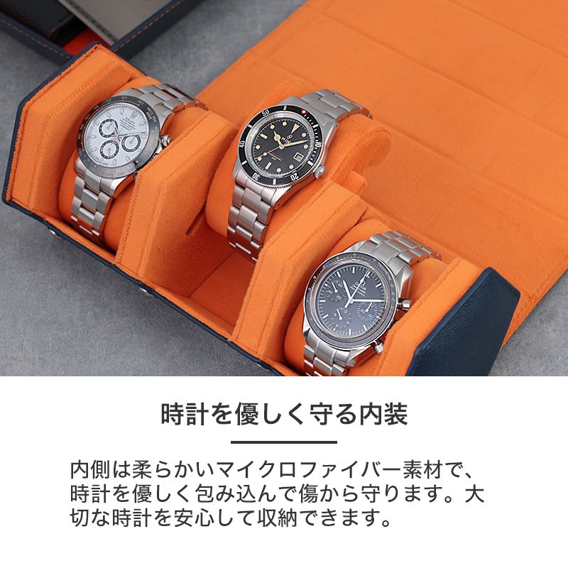 MOD ウォッチロール PRESTIGE プレステージ 3本 収納 腕時計ケース