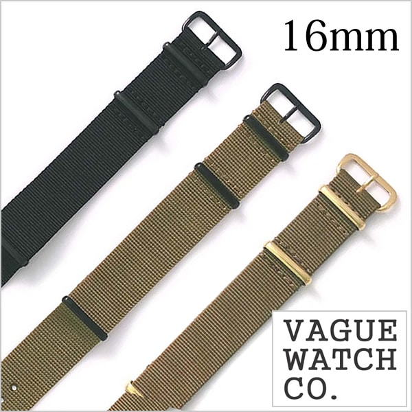 VAGUE WATCH Co. ヴァーグウォッチ ナイロンベルト 16mm ナイロン