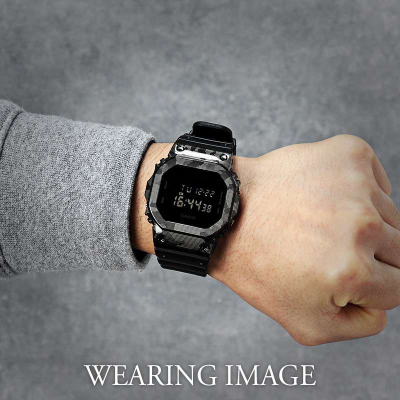 G-SHOCK DW-5600 シリーズ対応 フルメタルケース 限定カラー デジカモ カスタムセット Gショック ジーショック ステンレススチール バンパー ケース カモフラ 迷彩柄 FULL METAL CASE 金属 替え 交換 時計 腕時計 メンズ 人気 ブランド おすすめ おしゃれ シンプル 高級 MOD