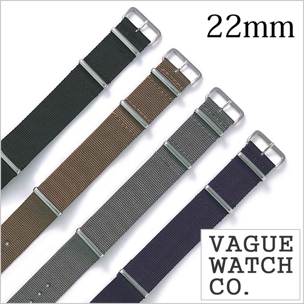 VAGUE WATCH Co. ヴァーグウォッチ ナイロンベルト 22mm ナイロン
