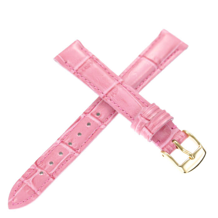 BAMBI バンビ レザーベルト 革ベルト 14mm レザー ピンク ゴールド 49620