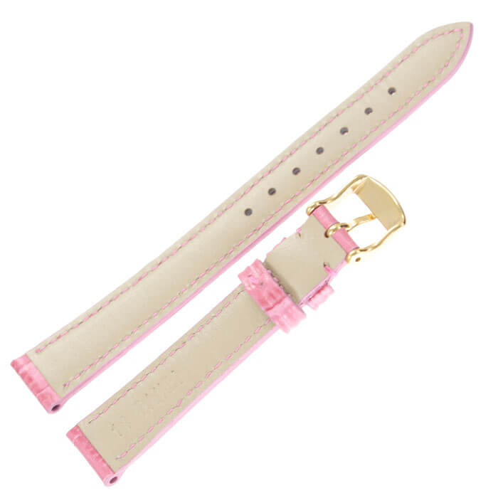 BAMBI バンビ レザーベルト 革ベルト 14mm レザー ピンク ゴールド 49620