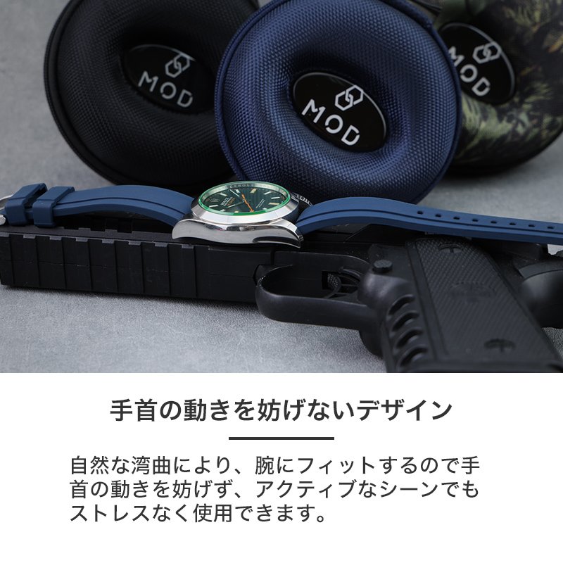 ROLEX ロレックス 対応】MOD FKM RUBBER オフショア ラバー ストラップ